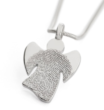 Fingerabdruck Kette Engel