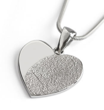 Fingerprint Kette Herz
