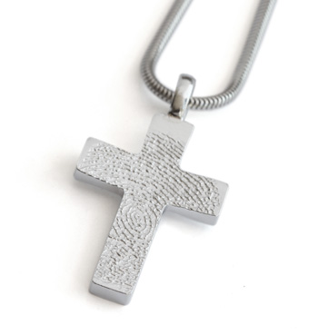 Fingerprint Kette Kreuz