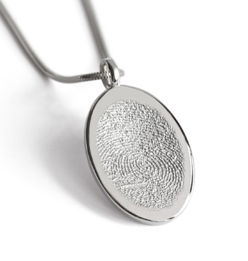 Kettenanhänger Fingerprint Erinnerung