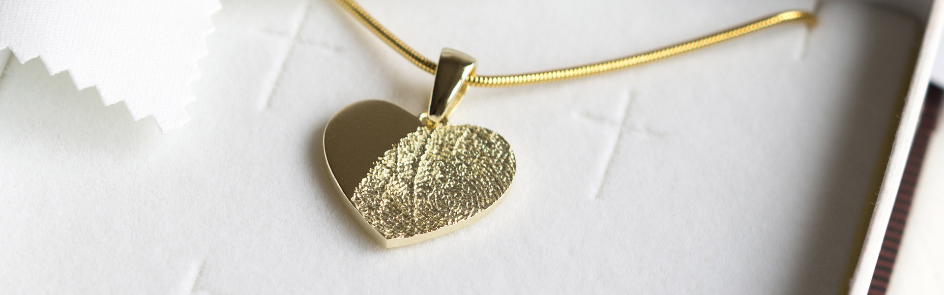 Fingerabdruck Schmuck Gold